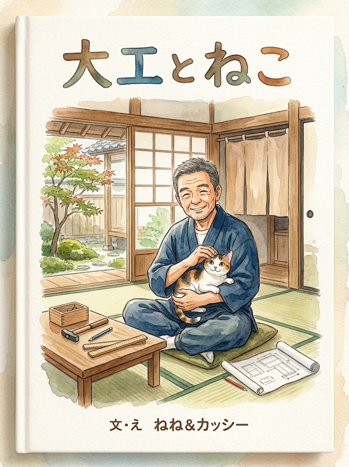 大工とねこ